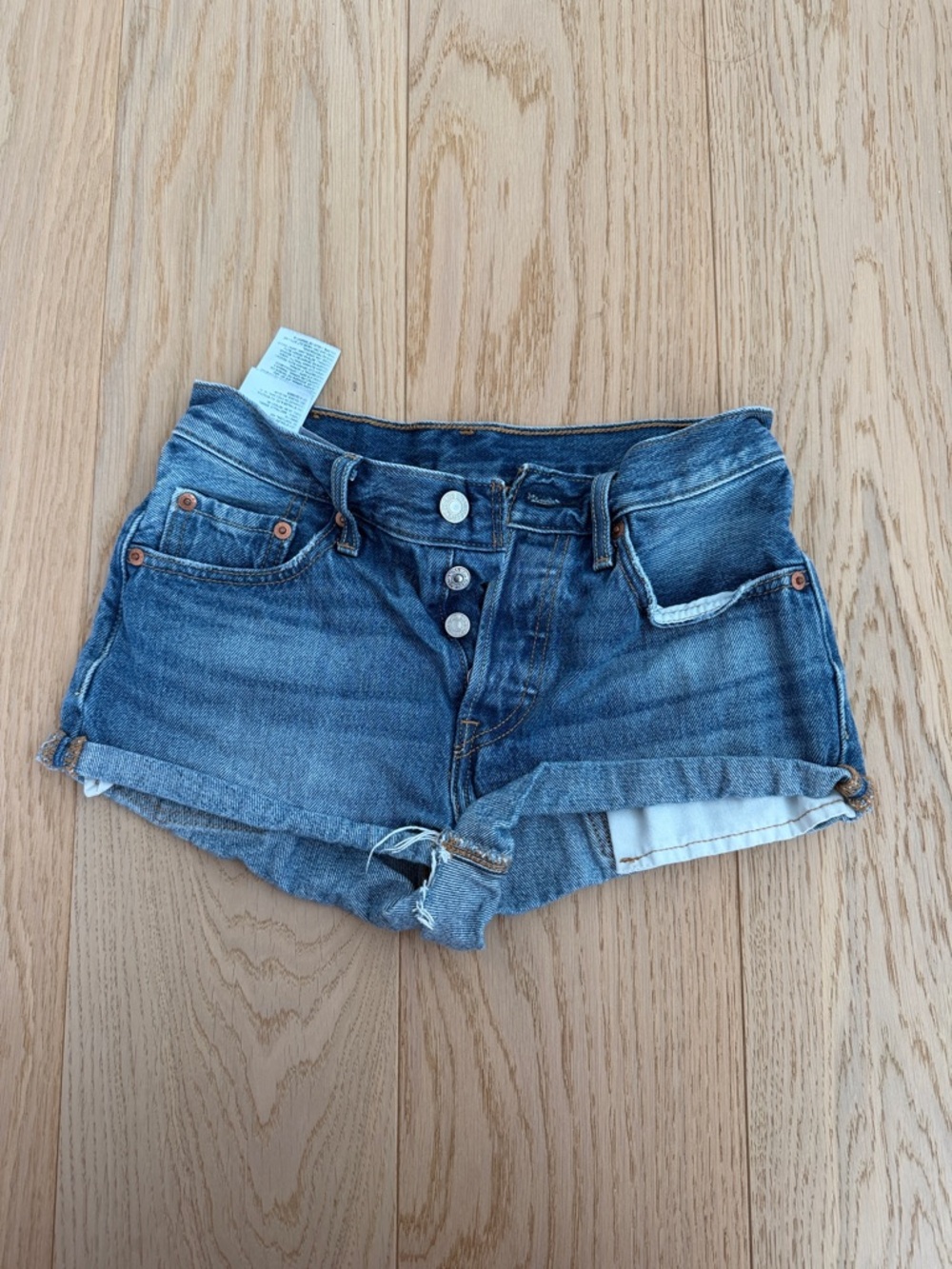 Levi’s Classic Women's Blue Denim Cutoff Shorts